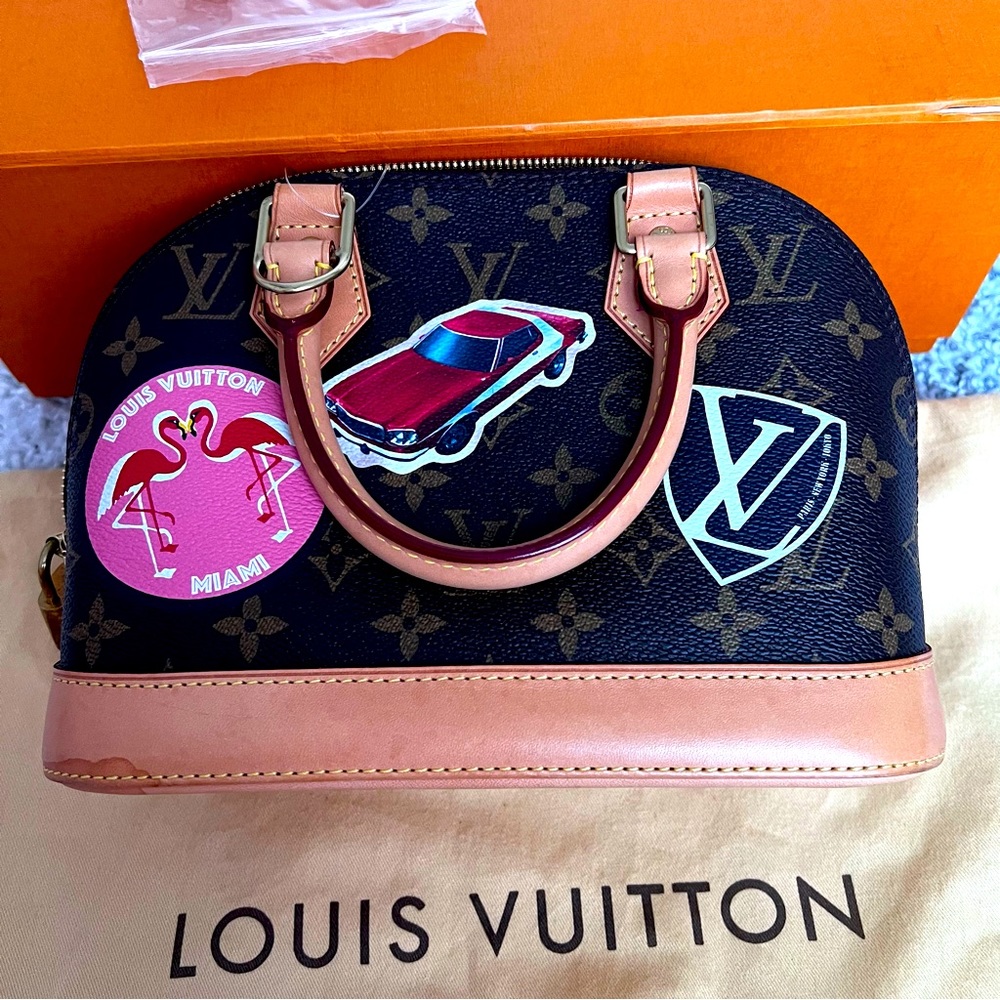 LOUIS VUITTON Louis Vuitton Handbag Shoulder Bag Monogram Nicholas Jesquile Alma